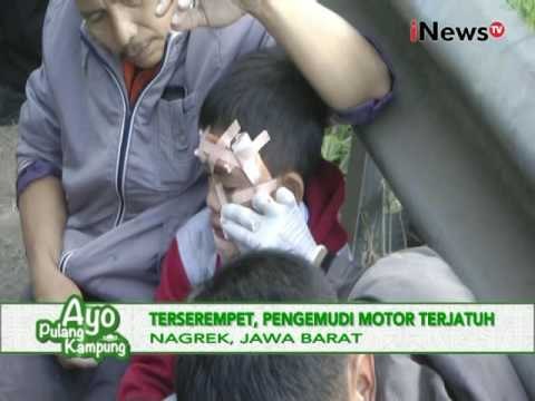Seorang pengendara motor terserempet mobil di Nagrek, Jawa Barat - iNews Siang 08/07