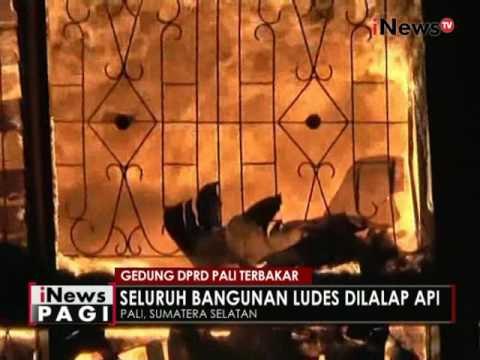 Gedung DPRD di Pali terbakar, sejumlah barang dan dokumen gagal diselamatkan - iNews Pagi 08/07