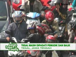 Arus balik lebaran Tegal padat, antre kendaraan mencapai 10 km - iNews Petang 11/07