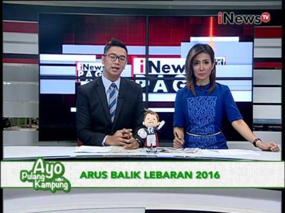 Arus mudik lebaran 2016, Jalan didominasikan sepeda motor - iNews Pagi 11/07