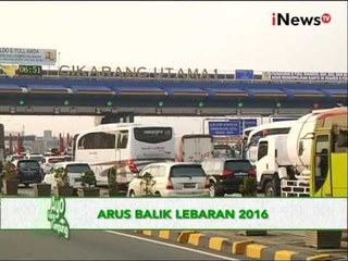 Live report : Arus balik lebaran 2016, pantauan lalu lintas di Tol Cikarang - iNews Pagi 12/07