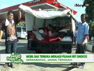 Satu keluarga mudik dengan mobil bak terbuka - iNews Petang 11/07
