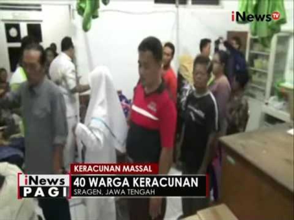 Pasca menyantap makanan acara nikahan, 40 warga keracunan di Sragen - iNews Pagi 14/07