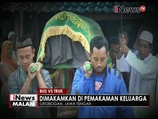 Keluarga iringi kedatangan jenazah kecelakaan bus dan truk dengan tangisan - iNews Malam 17/07