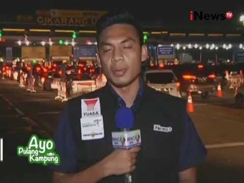 Live report : Arus balik lebaran 2016, pantauan lalu lintas di tol Cikarang - iNews Malam 14/07