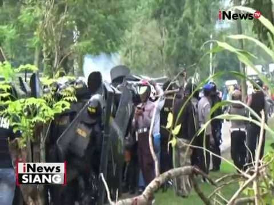 Eksekusi lahan di Palopo berlangsung ricuh, 600 personil Brimob diterjunkan - iNews Siang 18/07