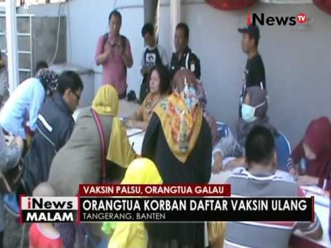 Orang tua korban vaksin palsu, datangi Rumah sakit untuk vaksin ulang - iNews Malam 18/07