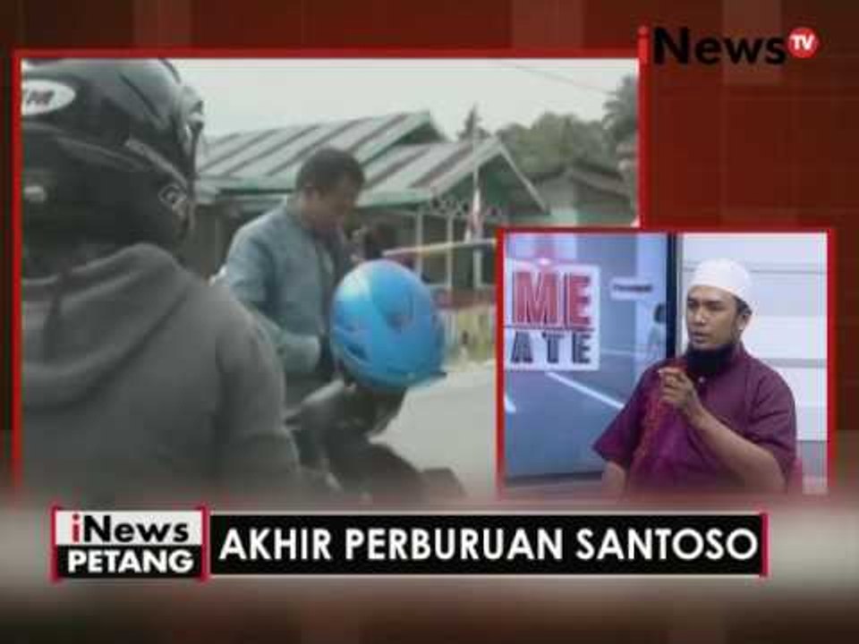 Kesuksesan Tim gabungan TNI Polri melumpuhkan teroris santoso - iNews Petang 20/07