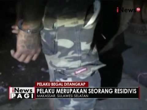 Seorang pelaku begal berhasil diringkus polisi di Makassar - iNews Pagi 21/07