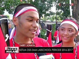 Lari lintas juang, perayaan kemerdekaan yang dilakukan sekolah Labschool Jakarta - iNews Malam 17/08