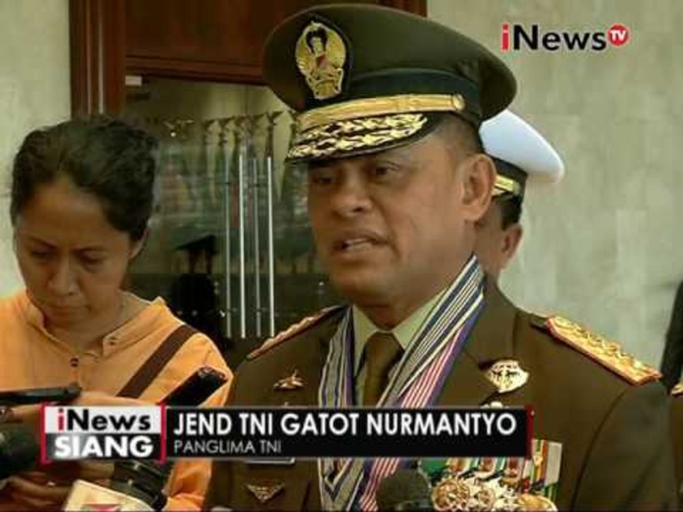 Panglima TNI Gatot Nurmantyo meminta maaf atas perlakuan anak buahnya di Medan - iNews Siang 19/08