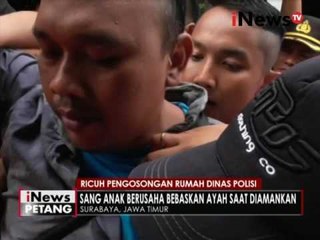 Ricuh pengosongan rumah dinas polisi - iNews Petang 21/07
