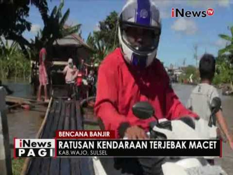 Akibat terendam banjir, jalan di Wajo Sulsel terputus - iNews Pagi 20/07