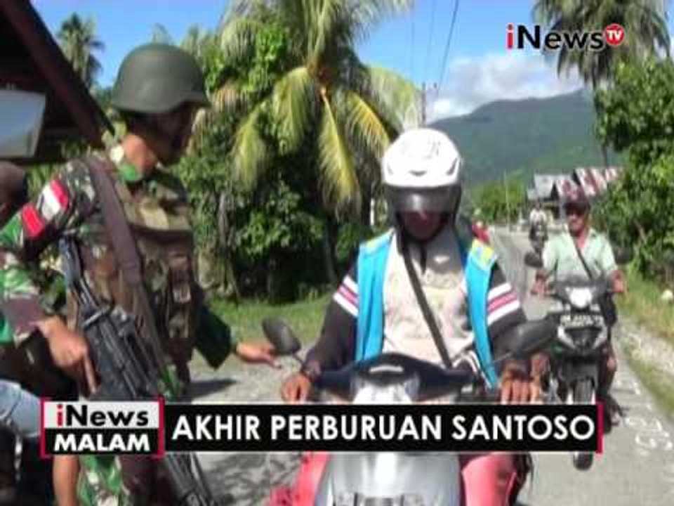 Perburuan sisa kelompok Santoso masih dilakukan, petugas lakukan razia - iNews Malam 21/07