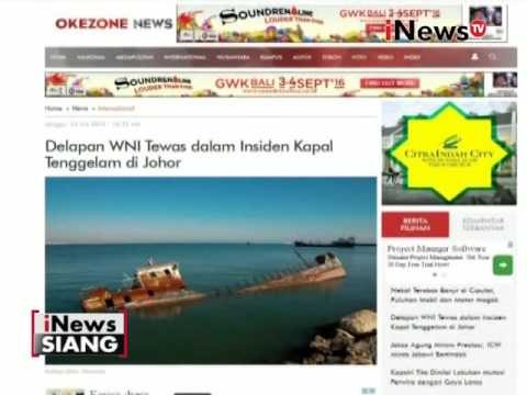 Kapal tenggelam diperairan Malaysia, 8 penumpang WNI tewas - iNews Siang 25/07