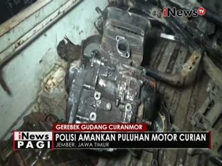 Diduga tempat penampungan motor hasil curian, Polisi lakukan penggerebekan - iNews Pagi 25/07