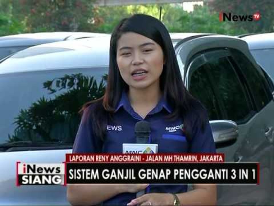 Live report : persiapan uji coba sistem ganjil genap - iNews Siang 26/07