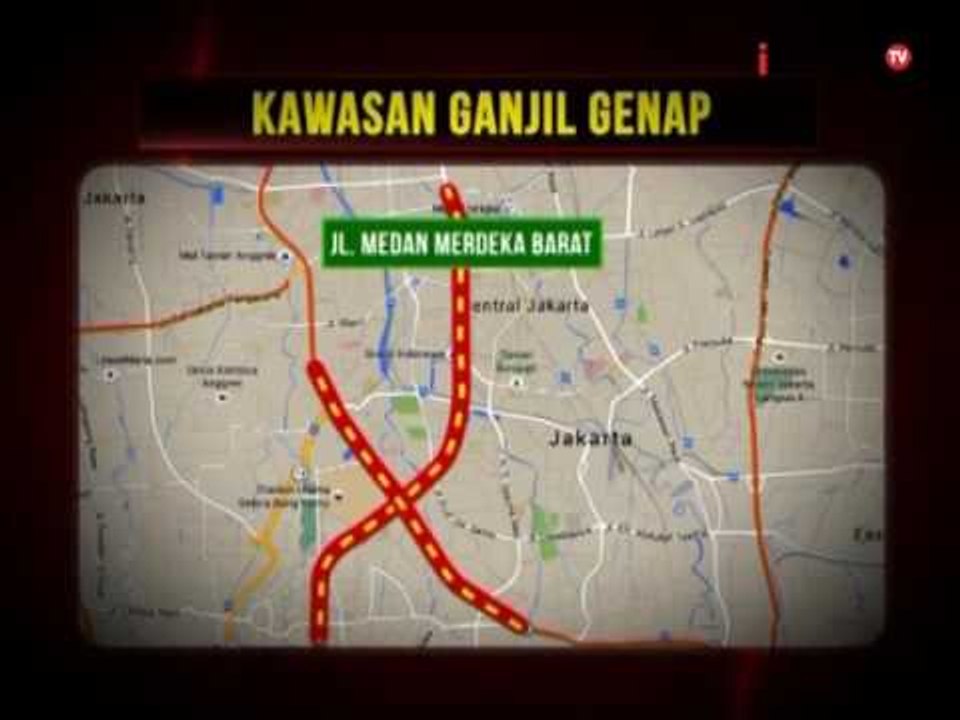 Pemprov DKI uji coba sistem ganjil-genap mulai 27 Juli 2016 - iNews Pagi 26/07