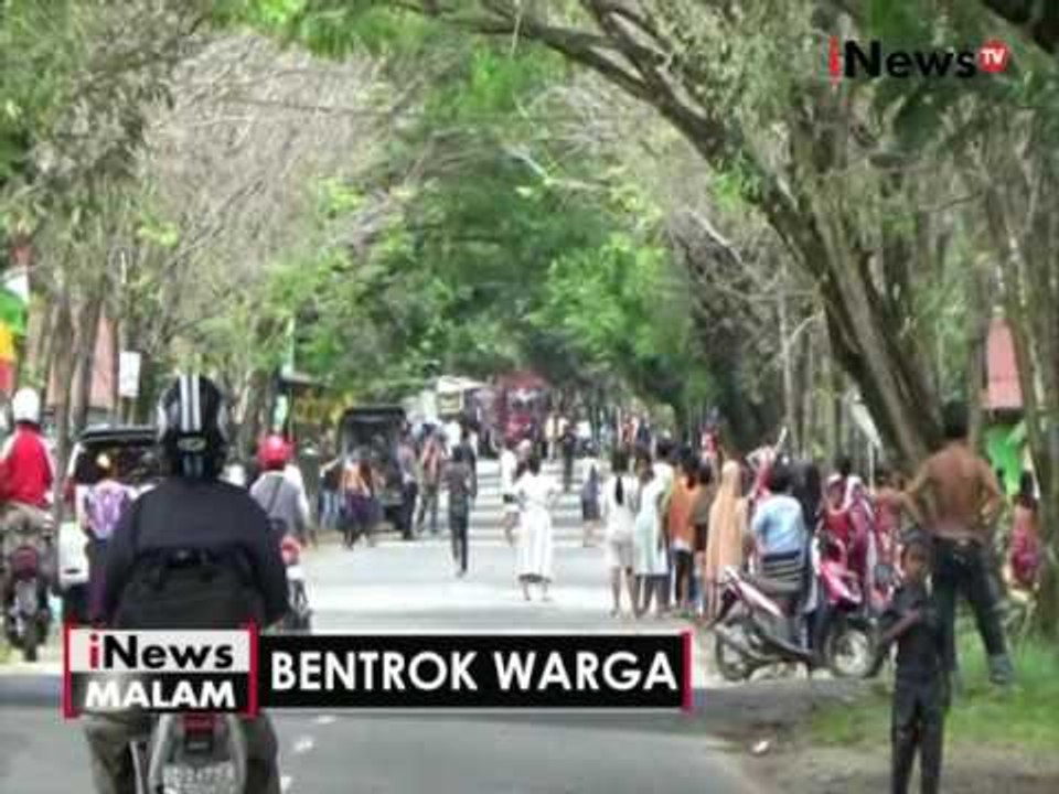 2 kelompok warga di Palopo, Sulsel terlibat bentrok - iNews Malam 26/07