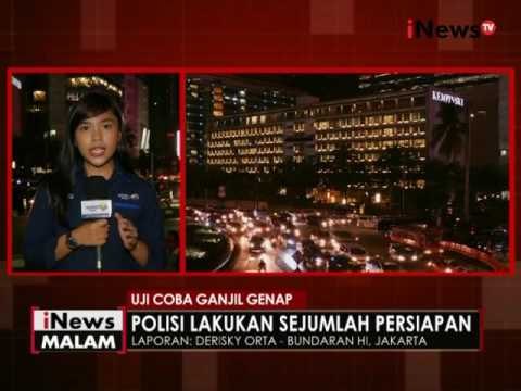 Live report : jelang pelaksanaan uji coba ganjil genap - iNews Malam 26/07