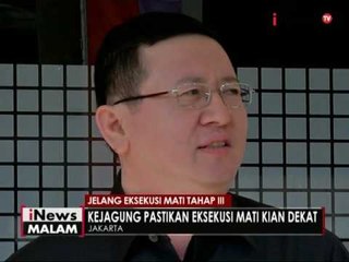 Kejagung pastikan pelaksanaan eksekusi mati tahap III kian dekat - iNews Malam 26/07