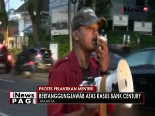 Sejumlah mahasiswa gelar demo pasca diangkatnya Sri Mulyani sebagai Menkeu - iNews Pagi 28/07