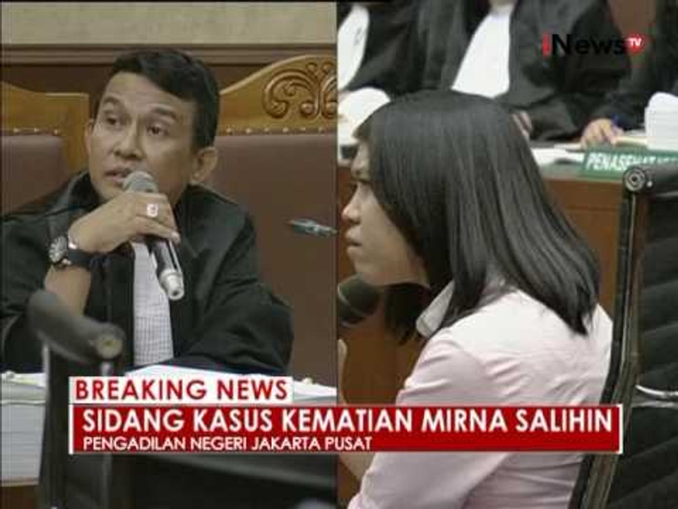 Sidang lanjutan Jessica, kasir Cafe Olivier dihadirkan sebagai saksi 04 - iNews Breaking News 27/07