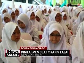 Pelajar SMP di Tegal buat poster larangan bermain Pokemon Go - iNews Siang 26/07