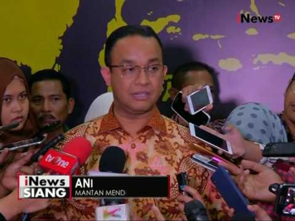 Suasana haru mewarnai saat Anies Baswedan berpamitan sebagai Mendikbud - iNews Siang 28/07