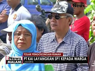 Tolak pengosongan oleh PT KAI, warga Manggarai lakukan deklarasi - iNews Malam 31/07