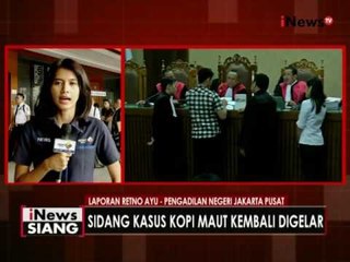 Live report : perkembangan terkini terkait sidang lanjutan Jessica - iNews Siang 28/07