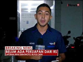 Live report : situasi terkini di rumah duka RS PGI Cikini - iNews Breaking News 29/07