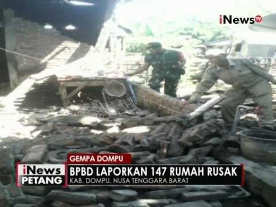 Gempa berkekuatan 5,7SR terjadi di Dompu, tidak berpotensi Tsunami - iNews Petang 01/08