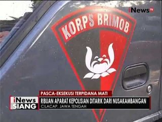 Paca eksekusi mati, ribuan aparat kepolisian ditarik dari Nusakambangan - iNews Siang 29/07