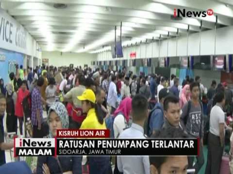 Kisruh Lion Air, para penumpang dibeberapa daerah terlantar hingga 12 jam - iNews Malam 01/08