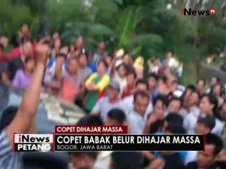 Tertangkap basah sedang mencopet, seorang pria diamuk massa di Bogor - iNews Petang 01/08