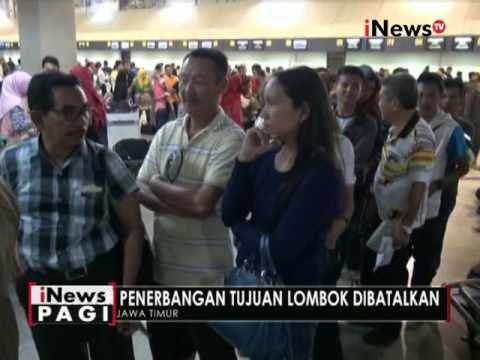 Dampak erupsi gunung anak Rinjani, penerbangan menuju dan dari lombok dibatalkan - iNews Pagi 02/08