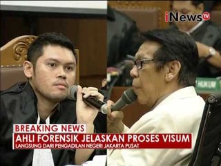Sidang lanjutan Jessica, menghadirkan saksi ahli forensik 16 - iNews Breaking News 03/08
