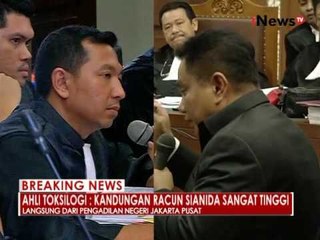 Sidang lanjutan Jessica, menghadirkan saksi ahli forensik 28 - iNews Breaking News 03/08