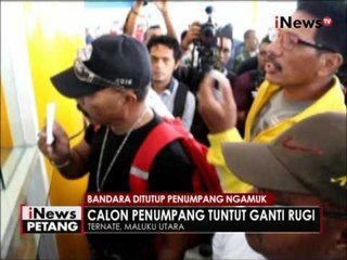 Penerbangan ke Ternate dibatalkan, penumpang di bandara mengamuk - iNews Petang 05/08