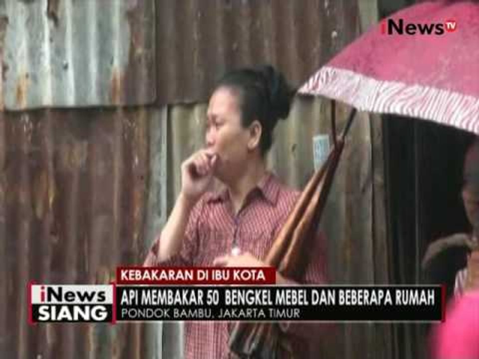 50 bengkel mebel dan sejumlah rumah di Pondok Bambu ludes terbakar - iNews Siang 08/08