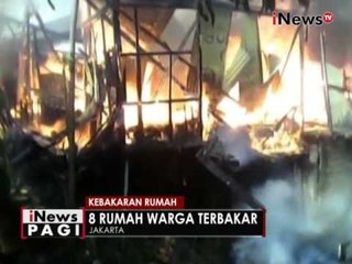 Tabung gas meledak membakar 8 rumah warga - iNews Pagi 05/08
