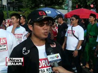 Sejumlah warga DKI gelar aksi mengumpulkan 3 juta KTP untuk tolak Ahok - iNews Malam 07/08