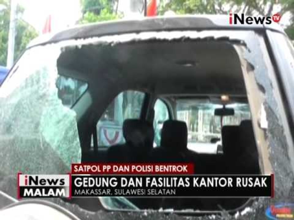 Tim Polda Sulsel terlibat adu mulut dengan pegawai Pemkot Makassar - iNews Malam 07/08