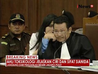 Sidang lanjutan Jessica, menghadirkan saksi ahli forensik 29 - iNews Breaking News 03/08