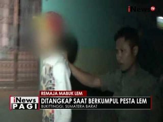 3 remaja di Bukittinggi, Sumbar diamankan Satpol PP saat pesta lem - iNews Pagi 08/08