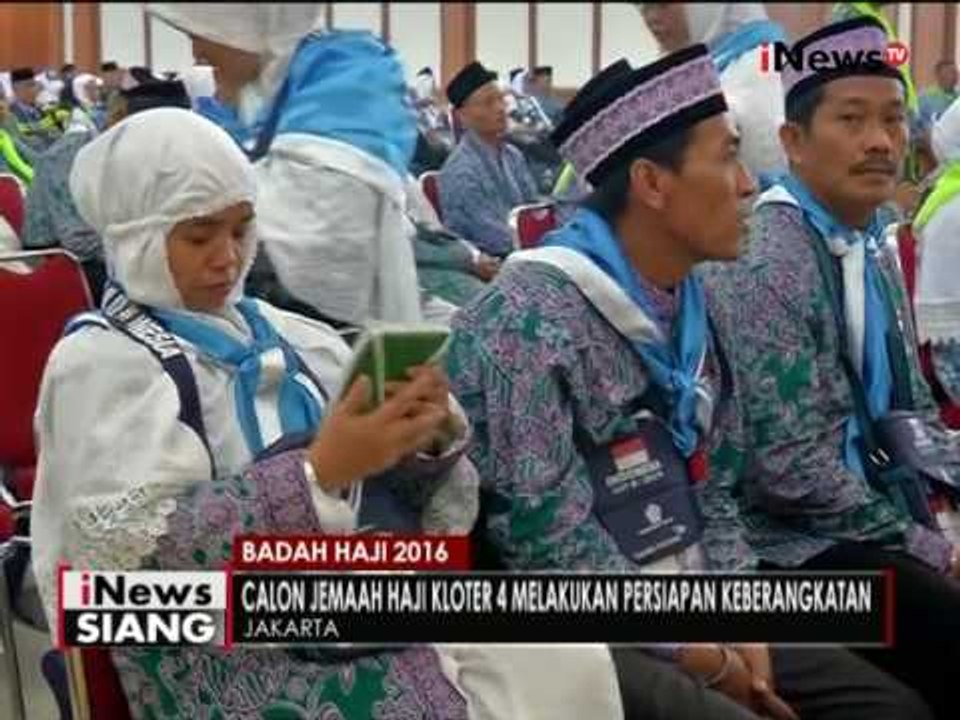 Cahaya Baitullah, calon haji asal DKI Jakarta diberangkatkan dari Bandara Halim - iNews Siang 11/08