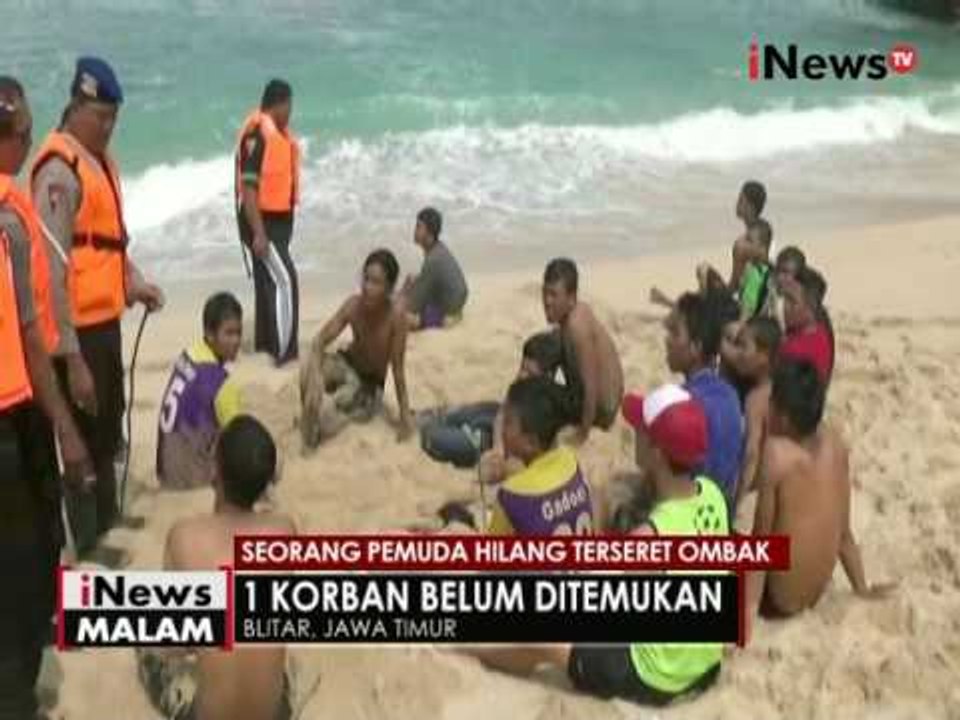 4 pemuda terseret ombak di Blitar, 3 selamat 1 krisis 1 hilang - iNews Malam 07/08