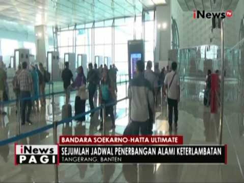 Pasca keterlambatan sejumlah penerbangan, Terminal 3 Ultimate berjalan normal - iNews Pagi 11/08