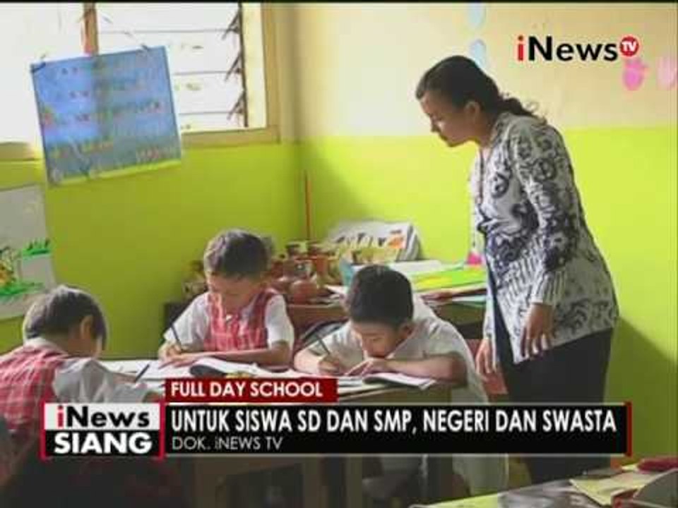 Mendikbud merencanakan perpanjang jam belajar sekolah - iNews Siang 11/08